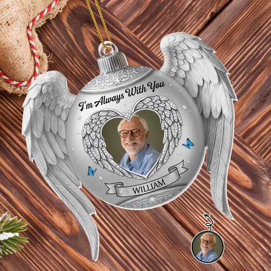 I'm Always With You, Angel Wings Heart Frame