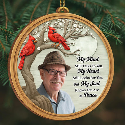 My Mind Still Talks To You, Cardinal Tree Branch Ornament