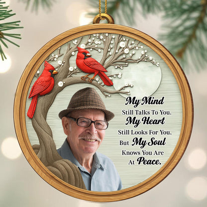 My Mind Still Talks To You, Cardinal Tree Branch Ornament