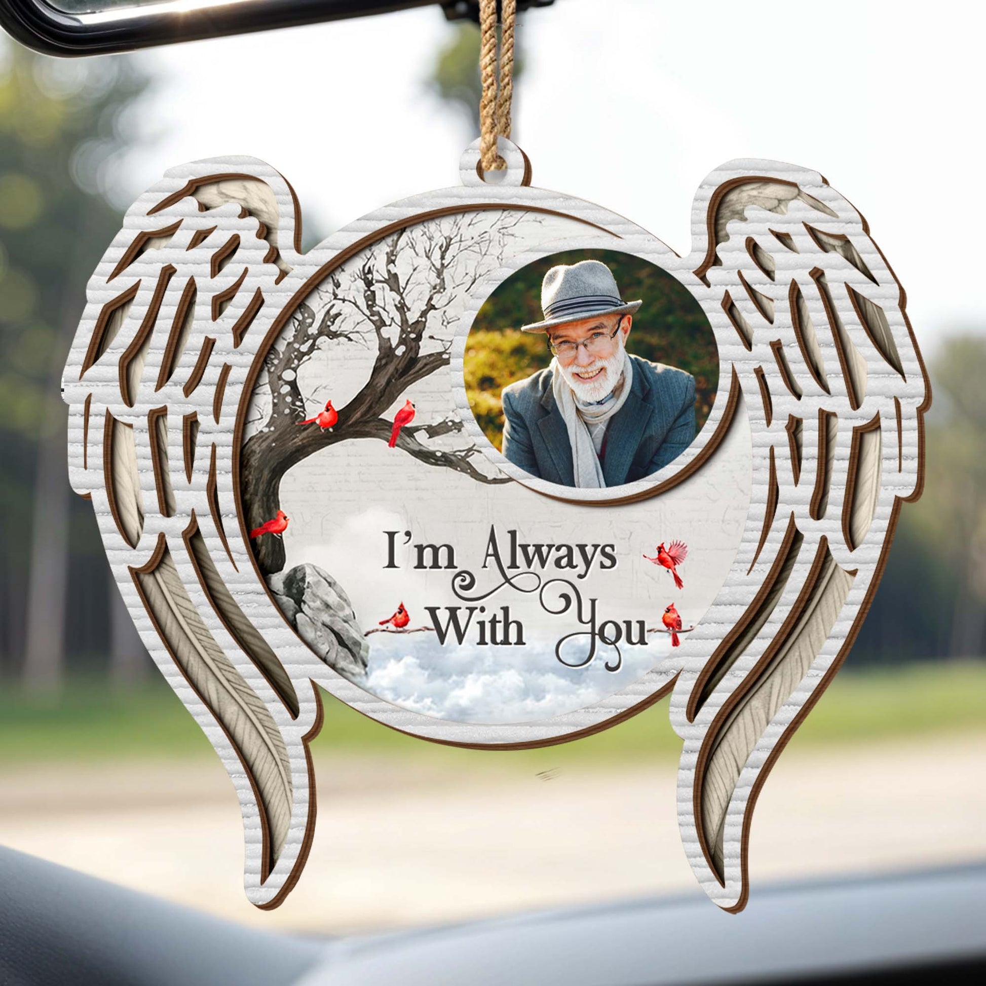 I'm Always With You, Wings and Tree Design