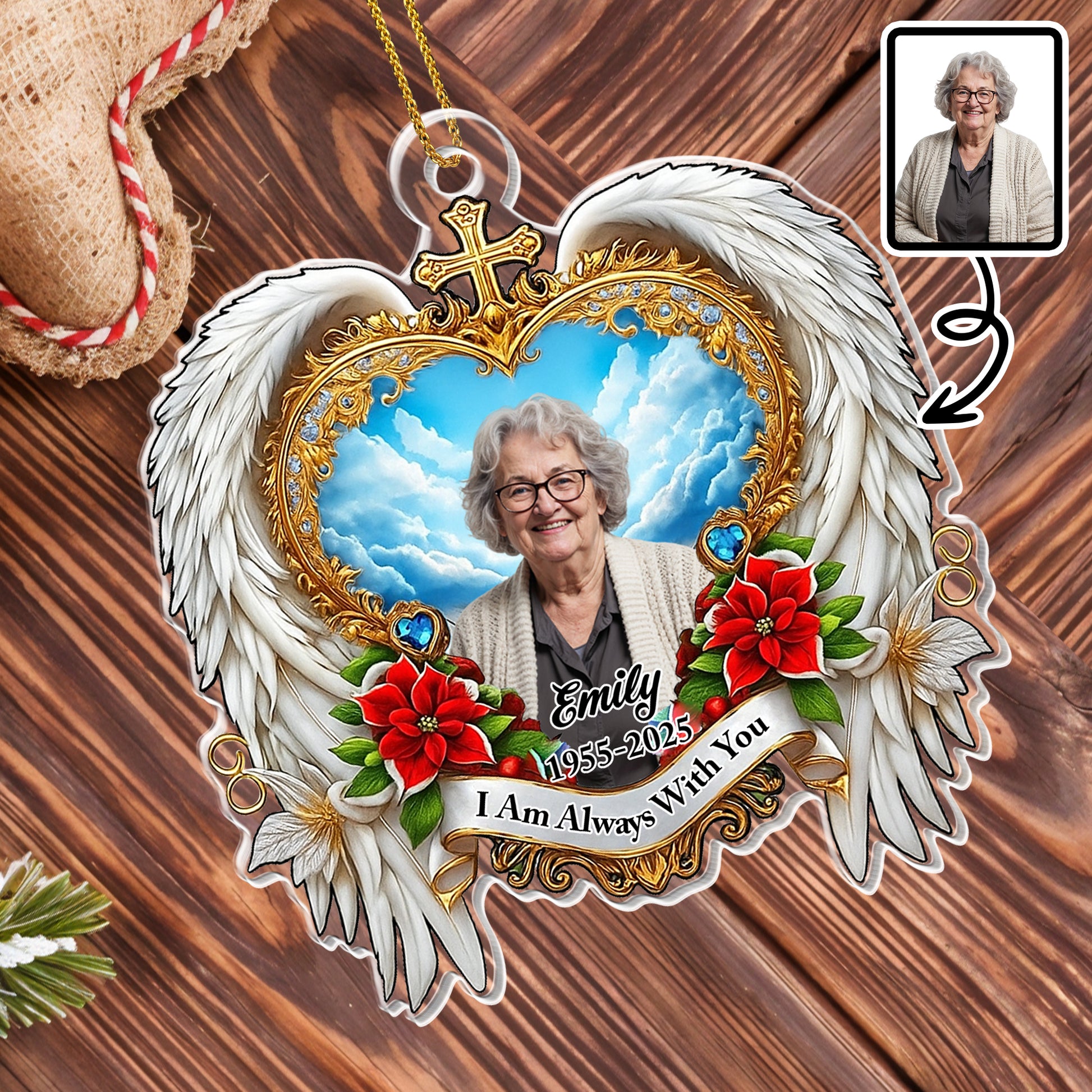 I Am Always With You Heart Wings