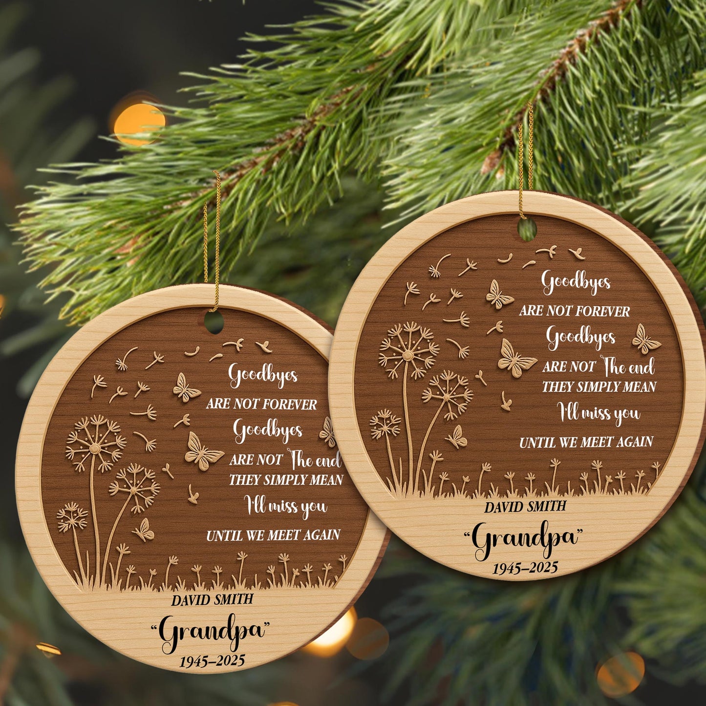 Goodbyes Are Not Forever I'll Miss You Butterflies Dandelions