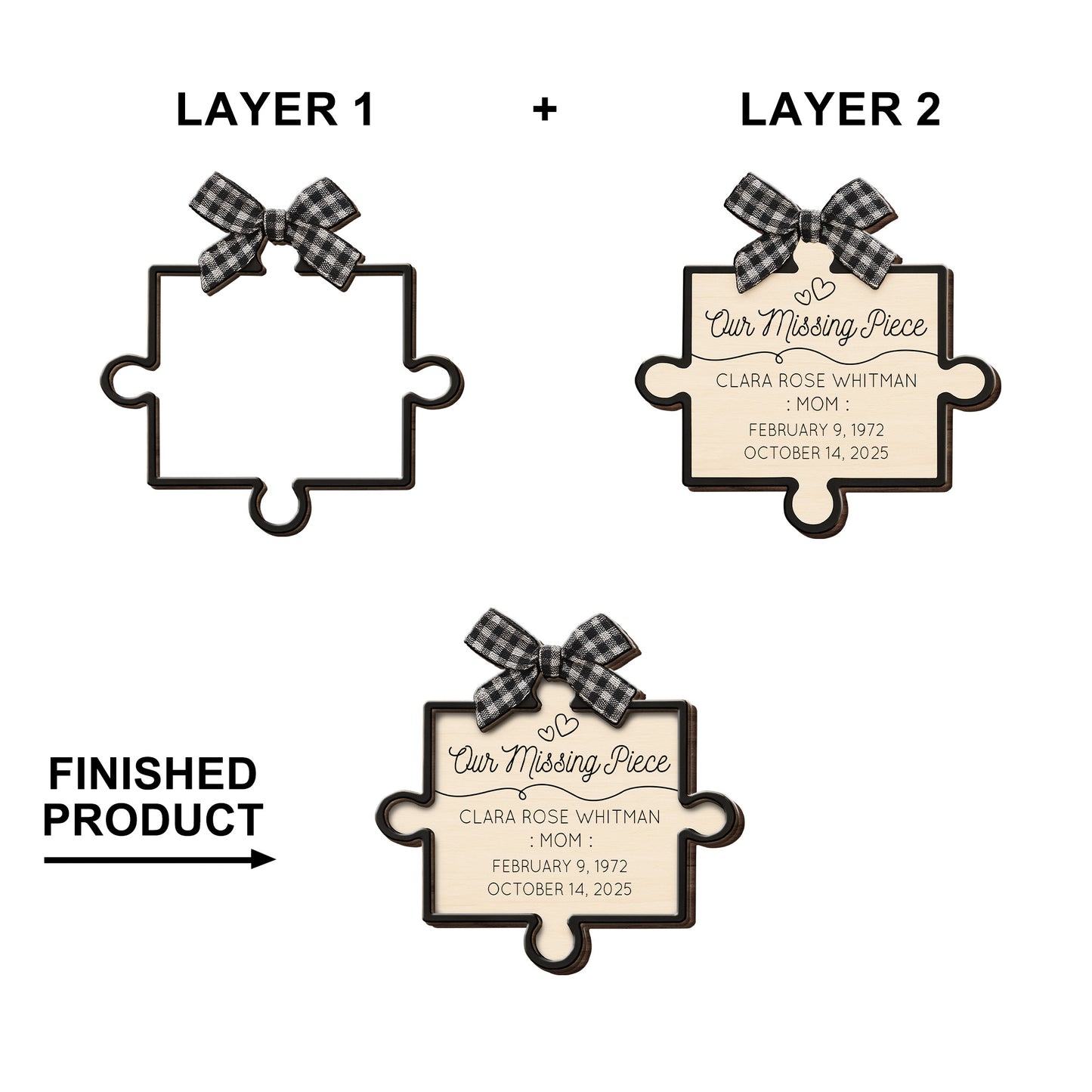 Our Missing Piece With Puzzle Design