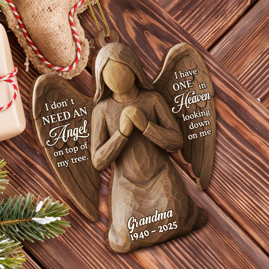 I Don't Need an Angel on Top of My Tree, Angel With Wings