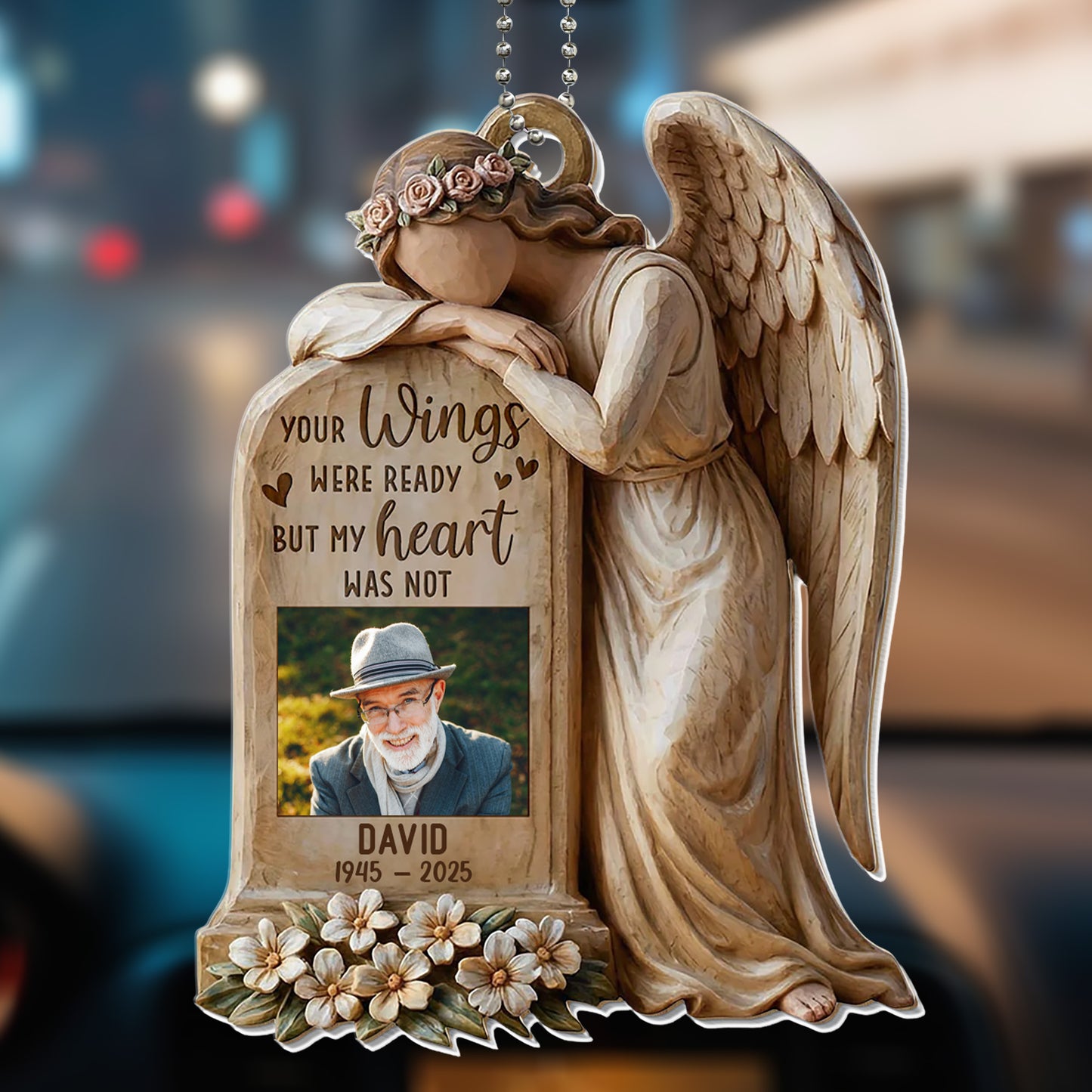 Your Wings Were Ready But My Heart Was Not Angel Ornament