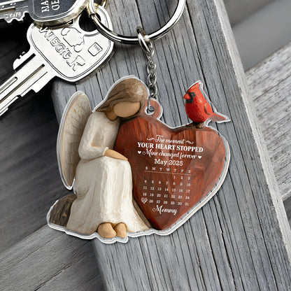 The Moment Your Heart Stopped, Angel And Cardinal Bird Design