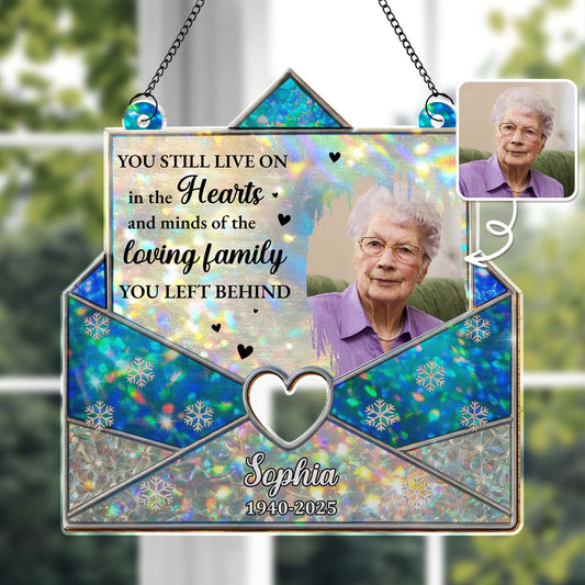 You Still Live On In Hearts, Memorial Suncatcher