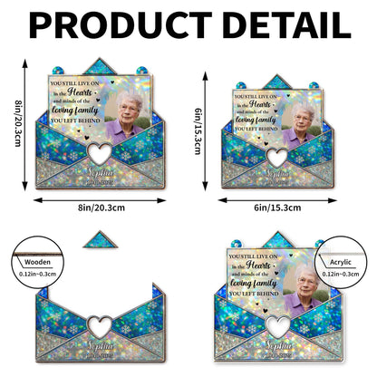 You Still Live On In Hearts, Memorial Suncatcher