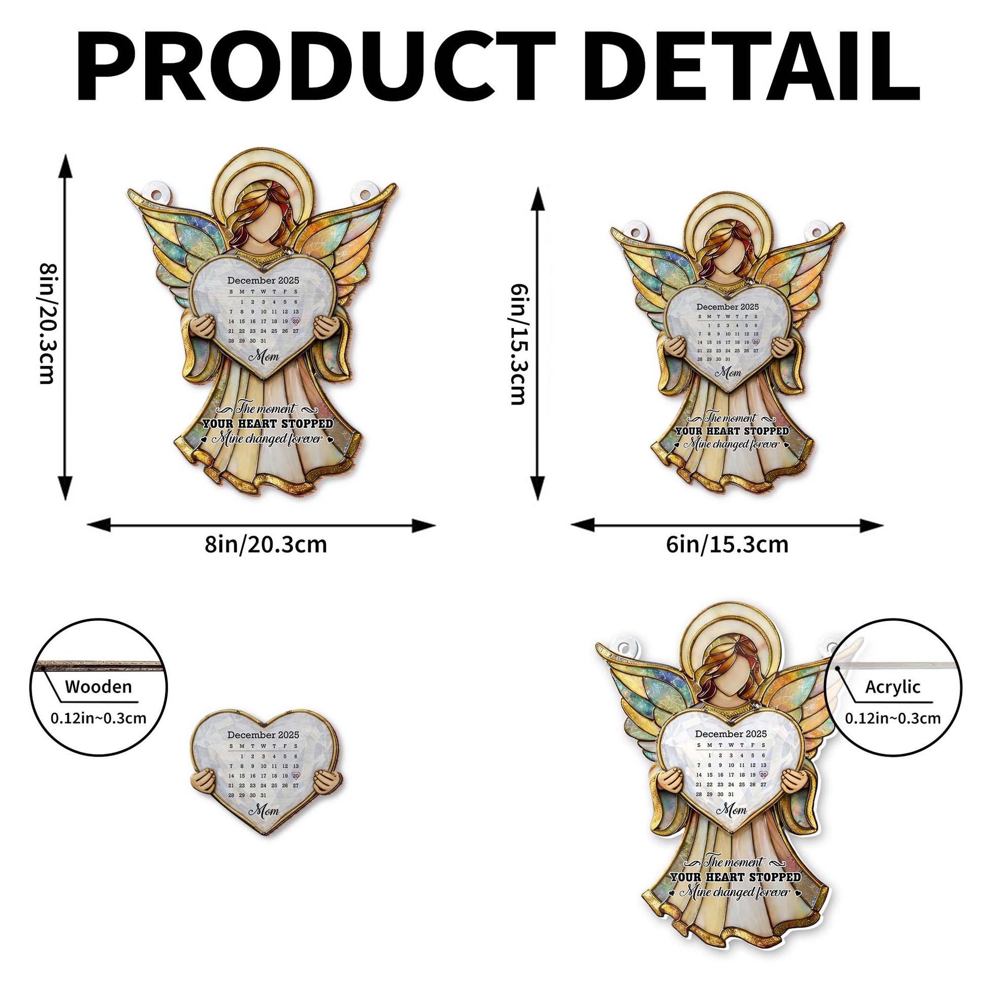 The Moment Your Heart Stopped, Angel Calendar