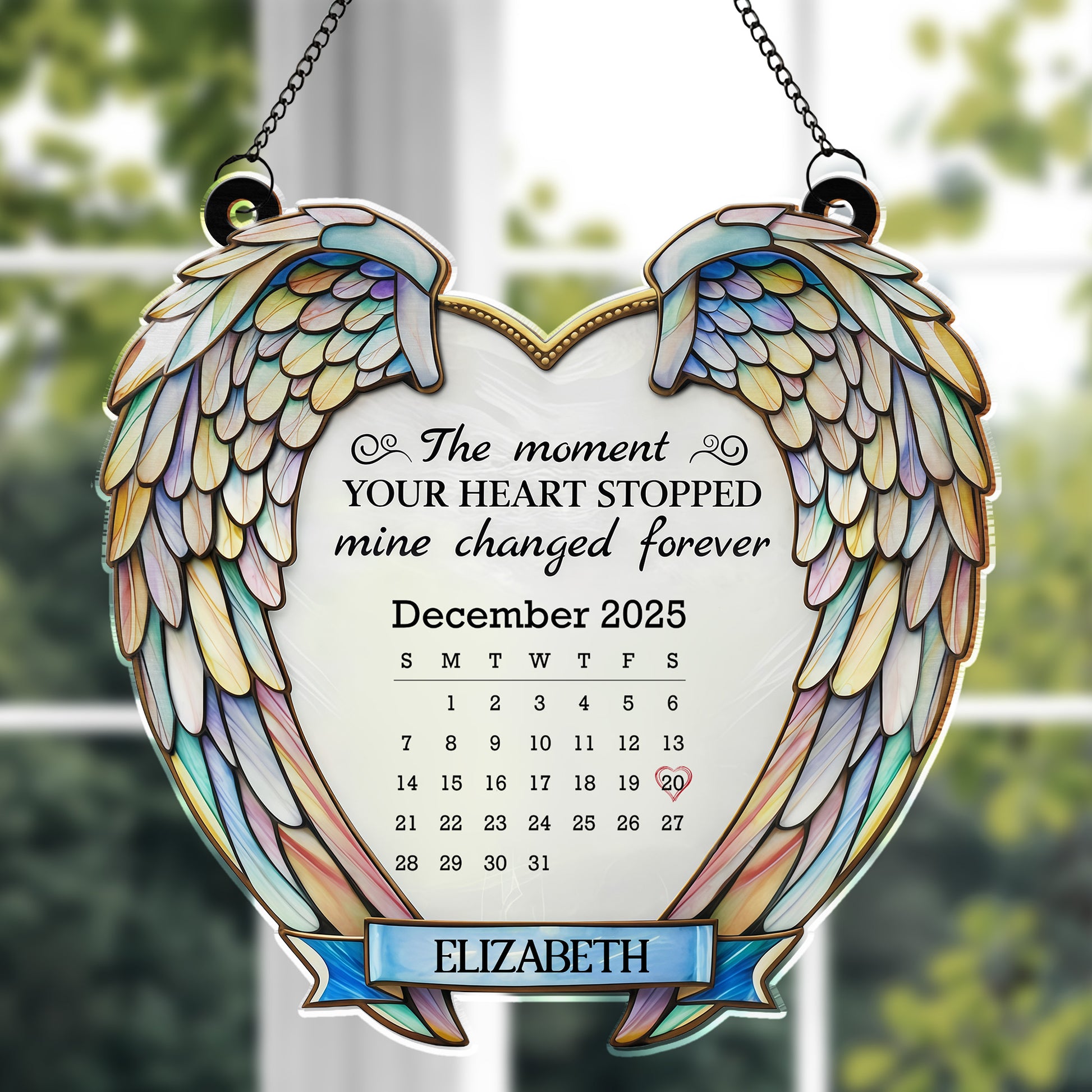 The Moment Your Heart Stopped, Wings and Heart Design