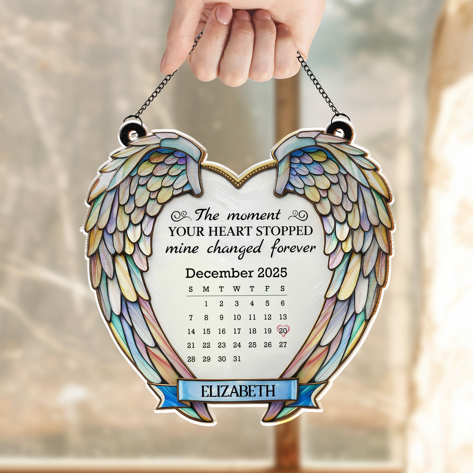 The Moment Your Heart Stopped, Wings and Heart Design