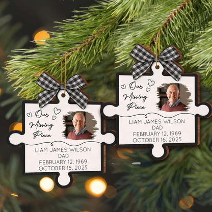 Our Missing Piece With Puzzle Piece Design