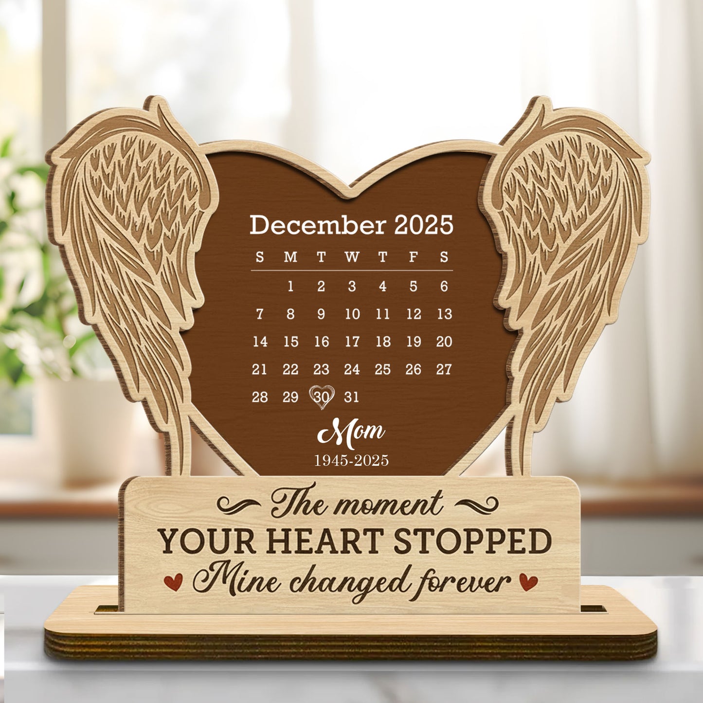 The Moment Your Heart Stopped, Angel Wings and Calendar