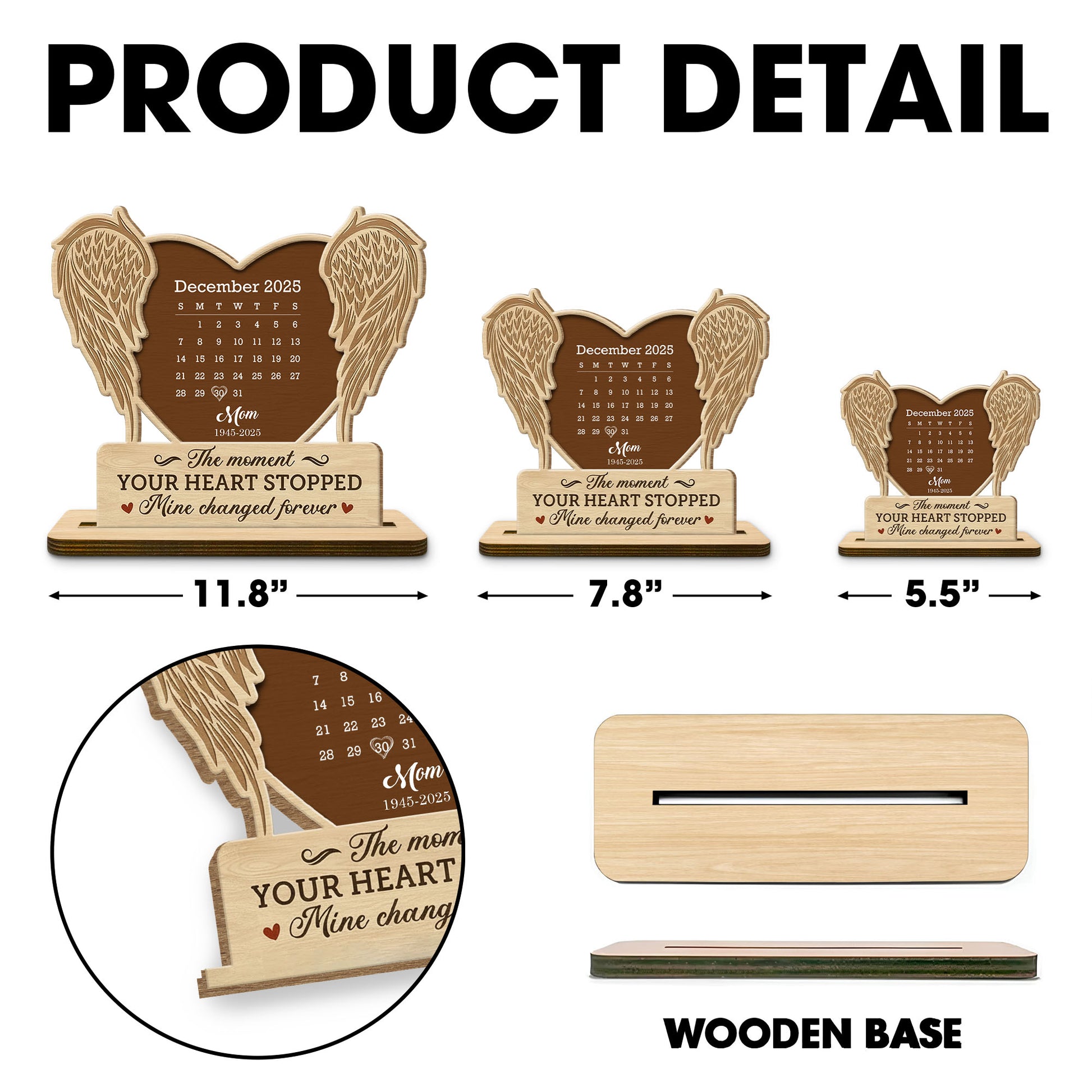 The Moment Your Heart Stopped, Angel Wings and Calendar