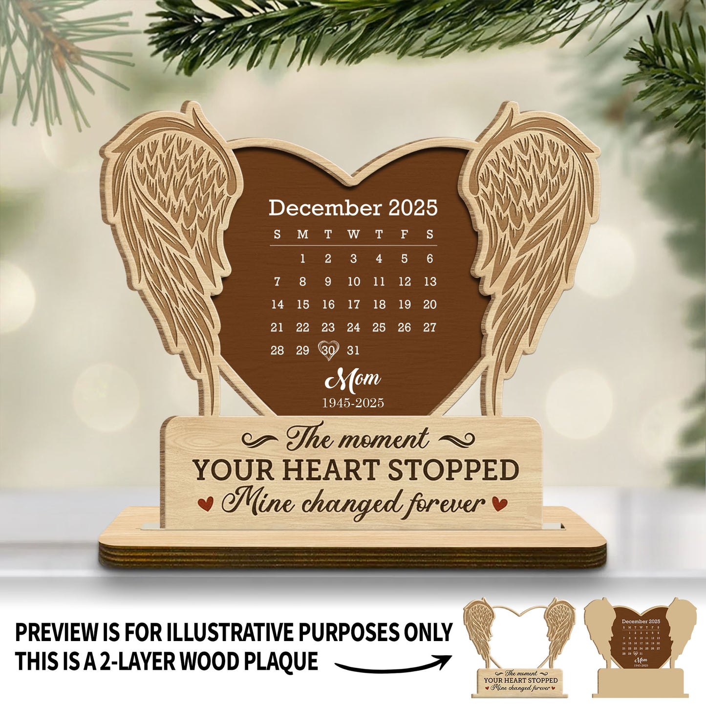 The Moment Your Heart Stopped, Angel Wings and Calendar