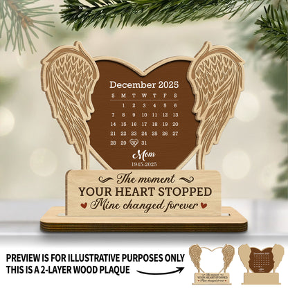 The Moment Your Heart Stopped, Angel Wings and Calendar