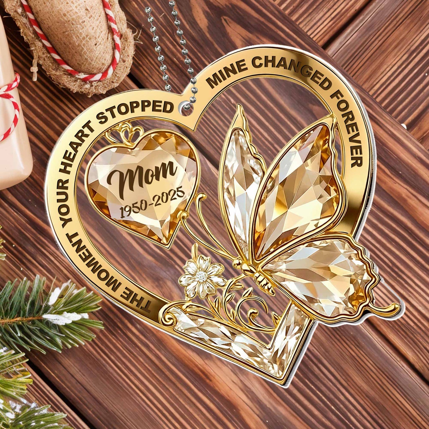 The Moment Your Heart Stopped, Mine Changed Forever, Butterfly And Heart