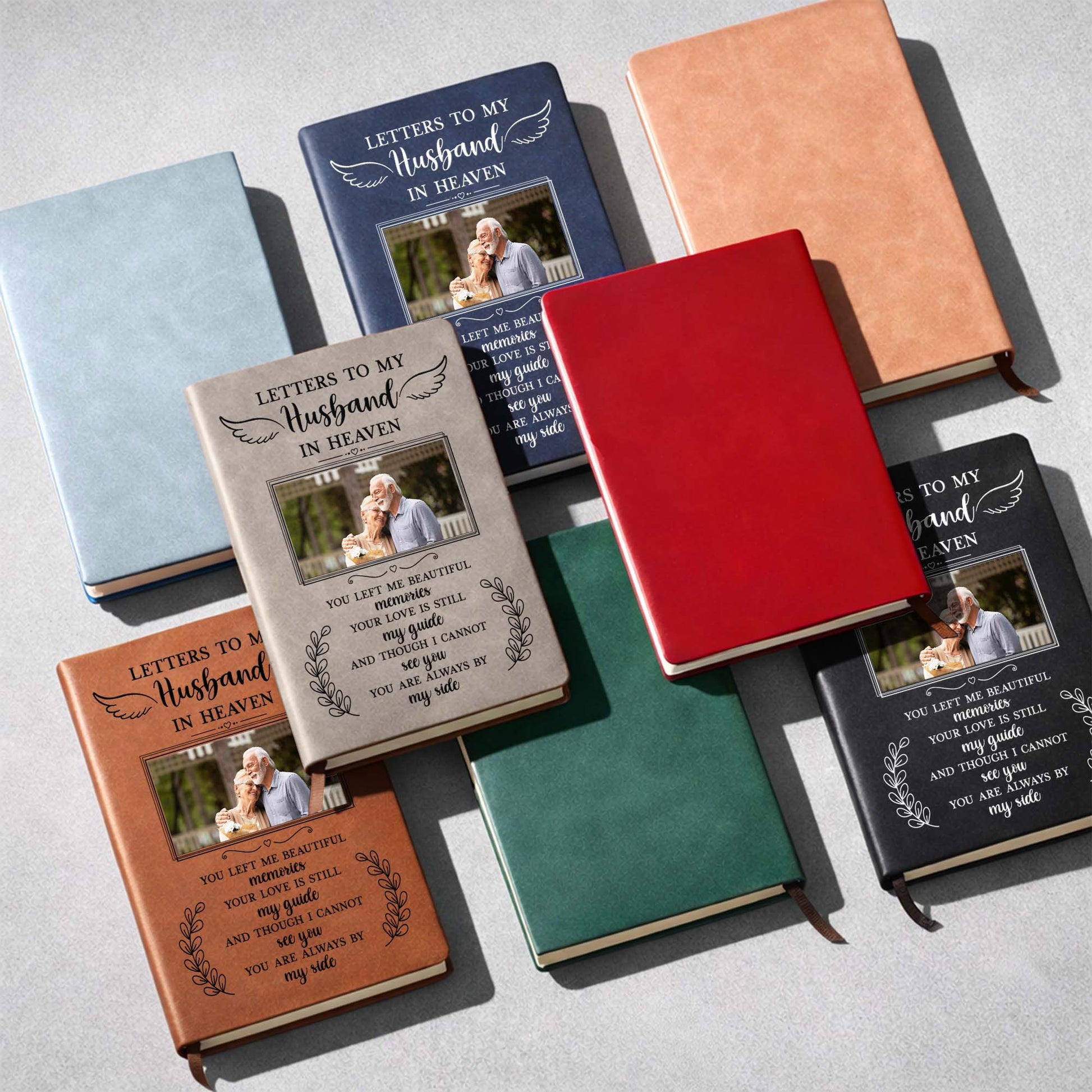 Letters To My Husband In Heaven, Wings, Leaves, Photo Frame