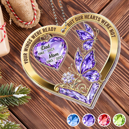 Our Wings Were Ready, Butterflies and Heart Gemstone