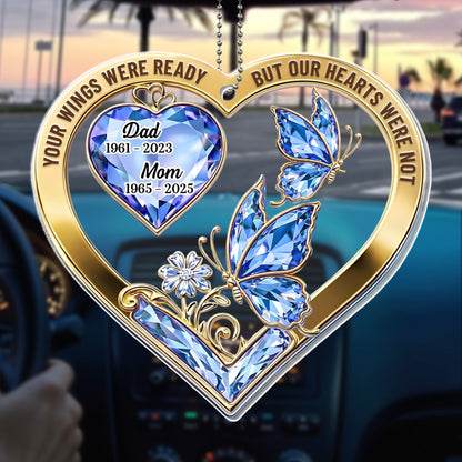 Our Wings Were Ready, Butterflies and Heart Gemstone