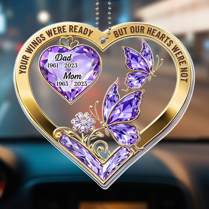 Our Wings Were Ready, Butterflies and Heart Gemstone