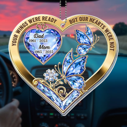 Our Wings Were Ready, Butterflies and Heart Gemstone