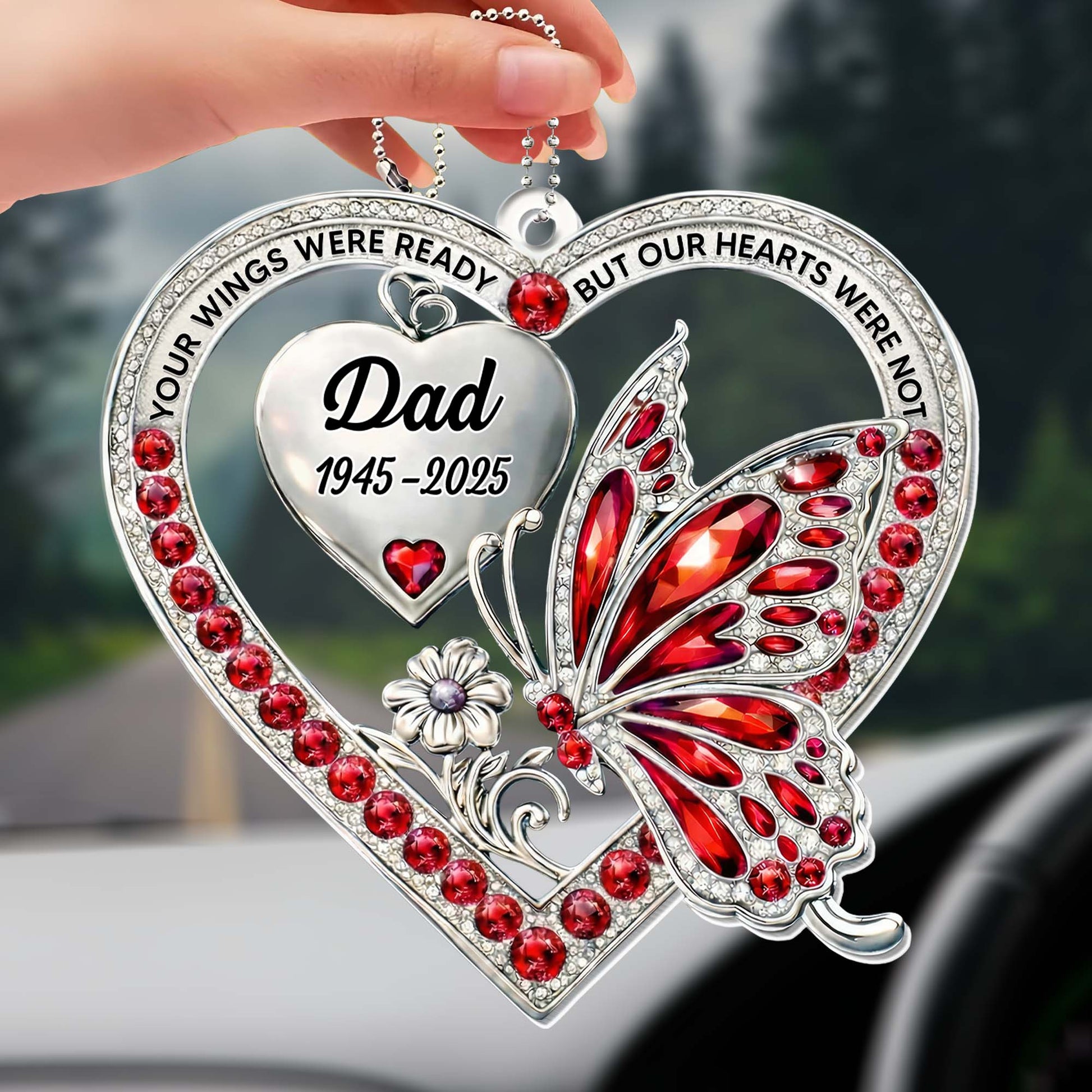 Your Wings Were Ready But Our Hearts Were Not, Butterfly Heart Design