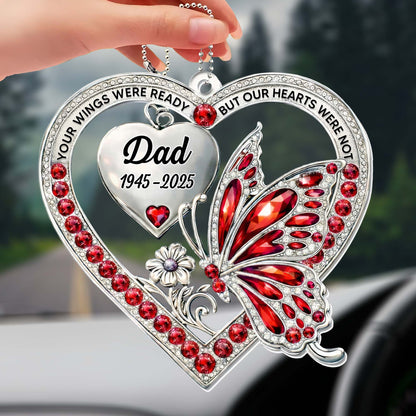 Your Wings Were Ready But Our Hearts Were Not, Butterfly Heart Design