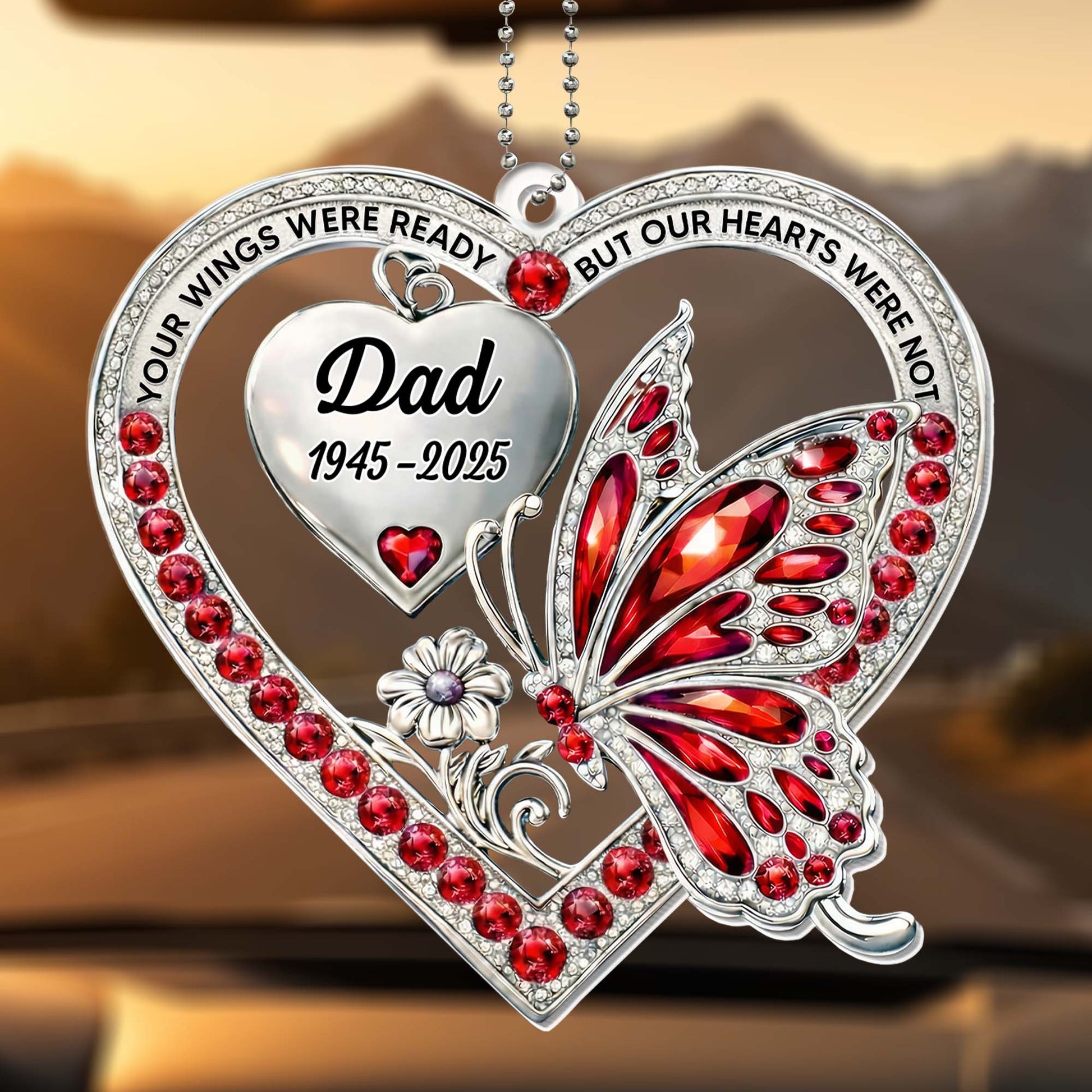 Your Wings Were Ready But Our Hearts Were Not, Butterfly Heart Design