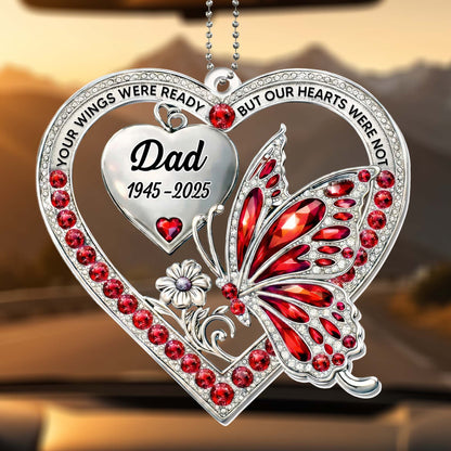 Your Wings Were Ready But Our Hearts Were Not, Butterfly Heart Design