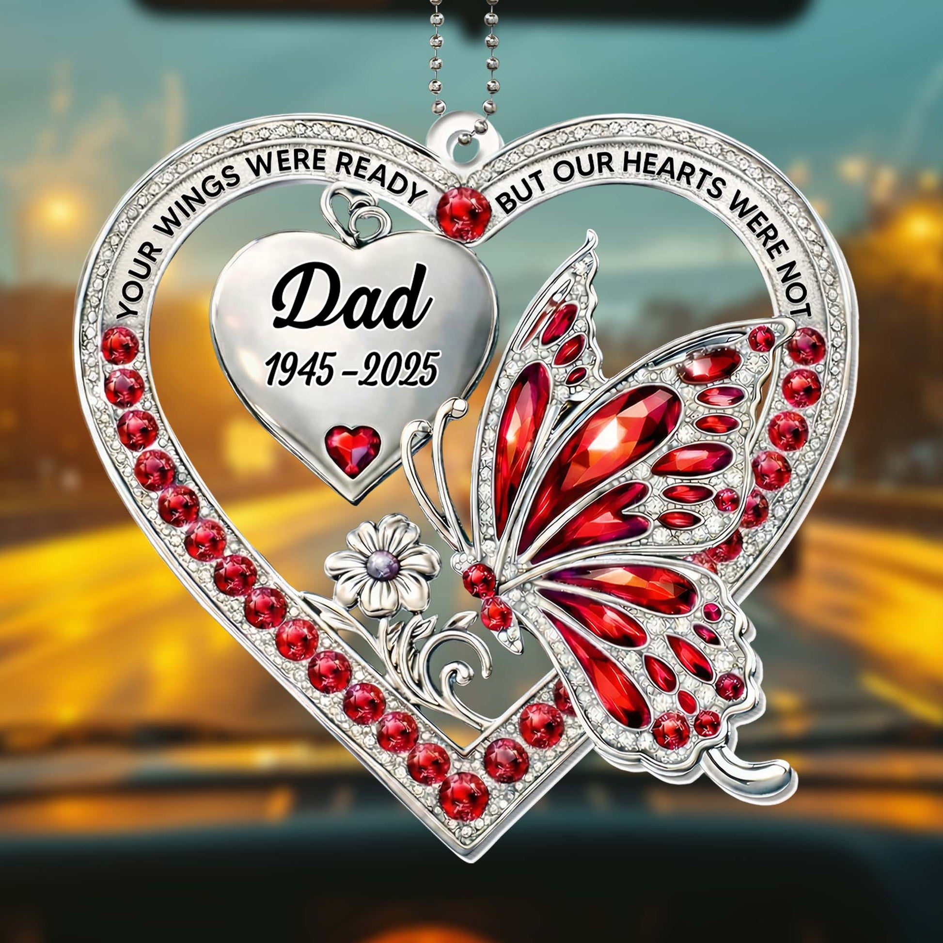 Your Wings Were Ready But Our Hearts Were Not, Butterfly Heart Design