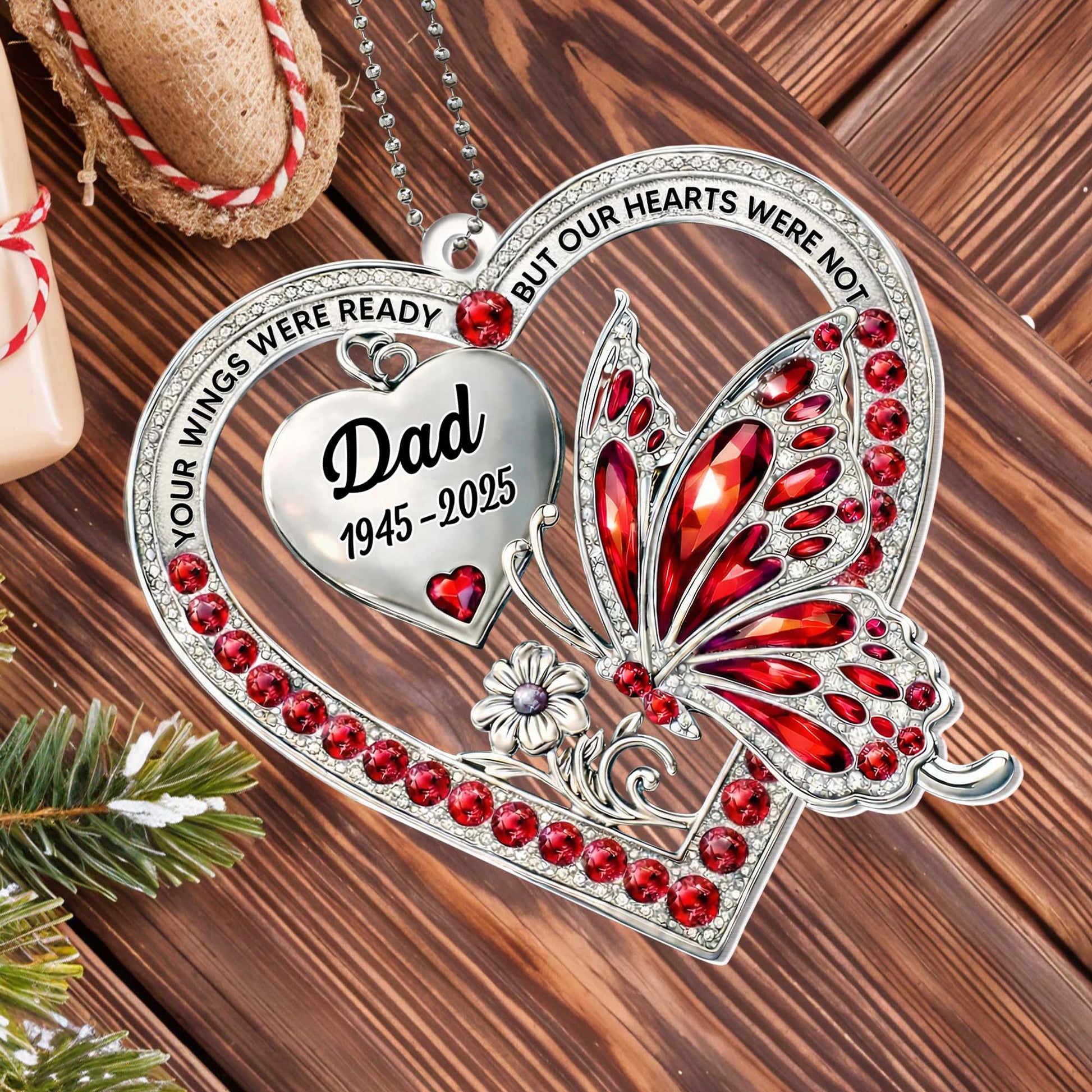 Your Wings Were Ready But Our Hearts Were Not, Butterfly Heart Design