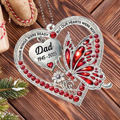 Your Wings Were Ready But Our Hearts Were Not, Butterfly Heart Design