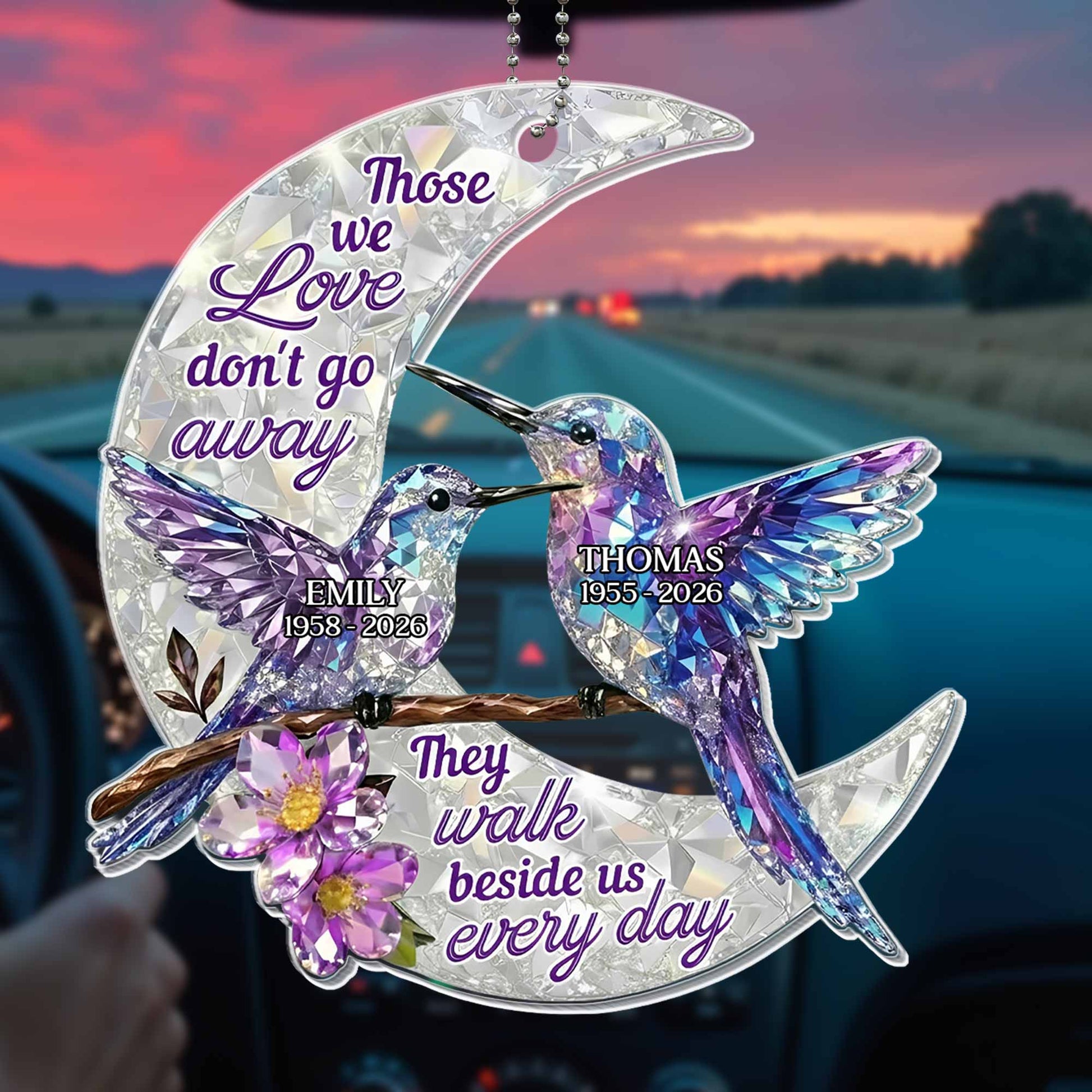 Those We Love Don’t Go Away, Hummingbird And Moon Design