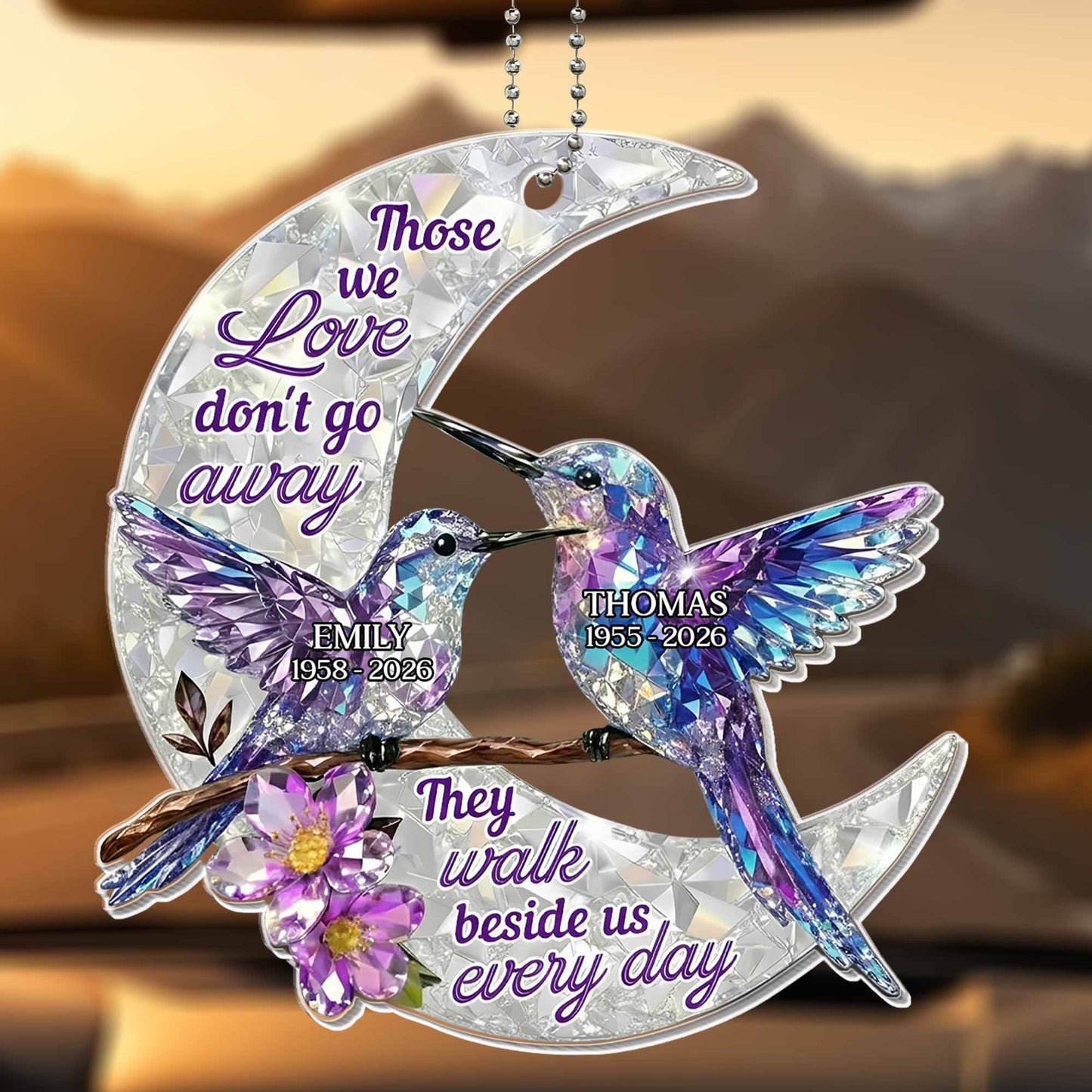 Those We Love Don’t Go Away, Hummingbird And Moon Design