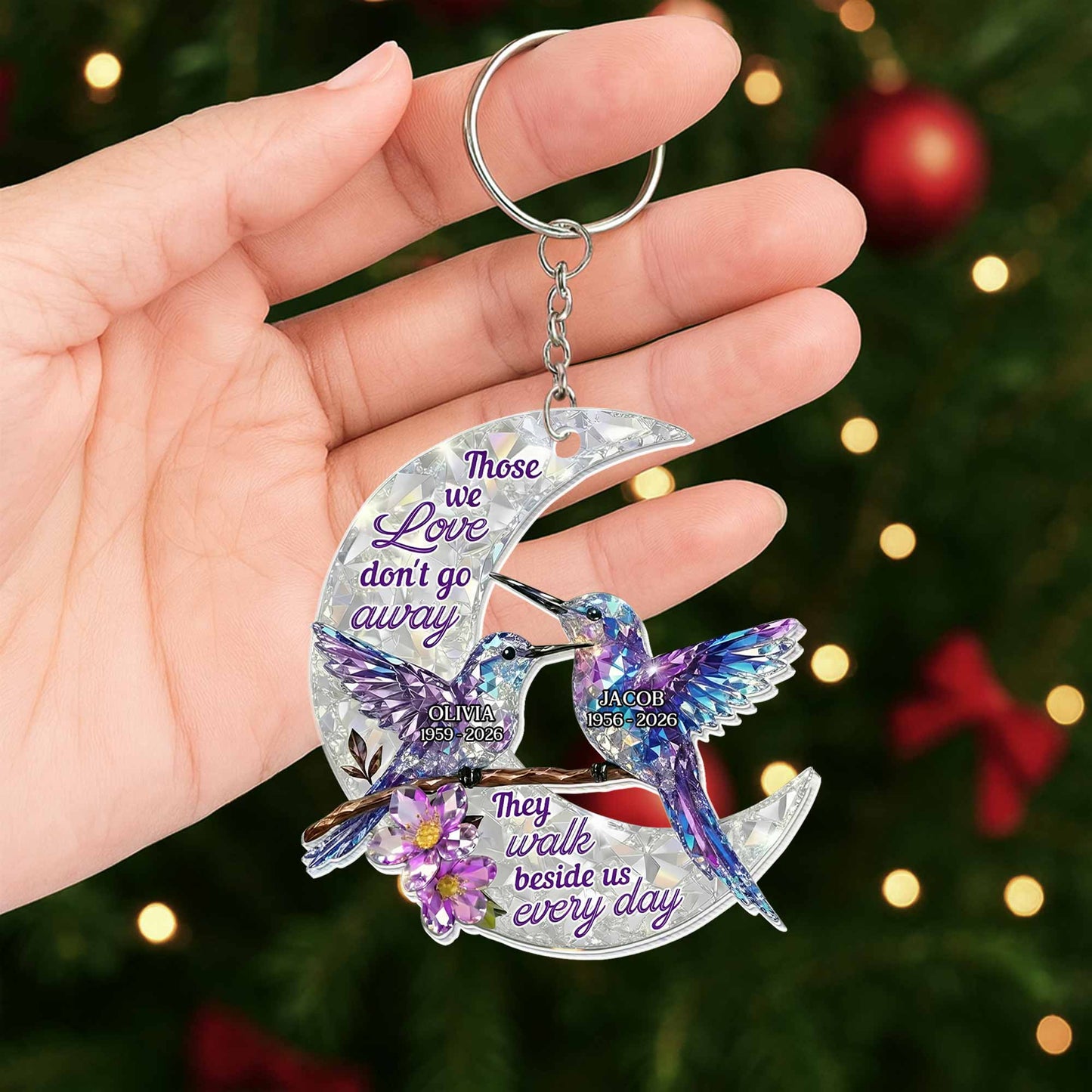 Those We Love Don't Go Away, Hummingbird and Moon Design