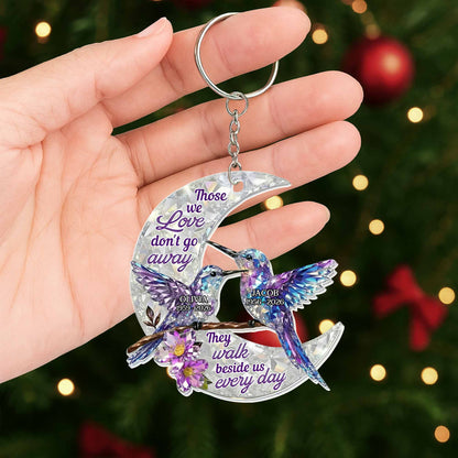 Those We Love Don't Go Away, Hummingbird and Moon Design