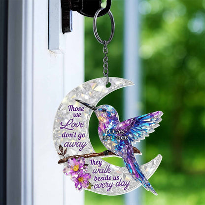 Those We Love Don't Go Away, Hummingbird and Moon Design