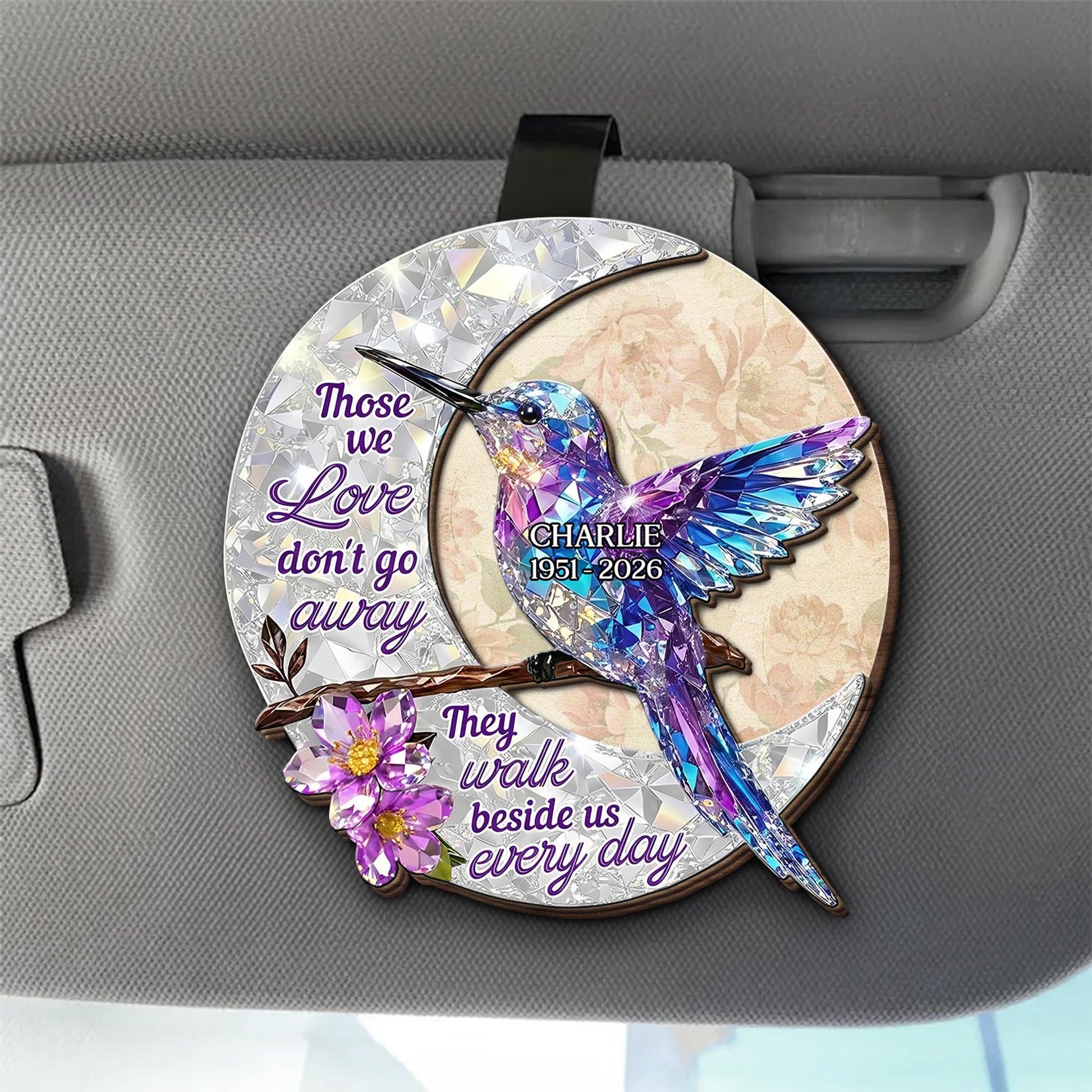 Those We Love Don't Go Away, Hummingbird And Flowers