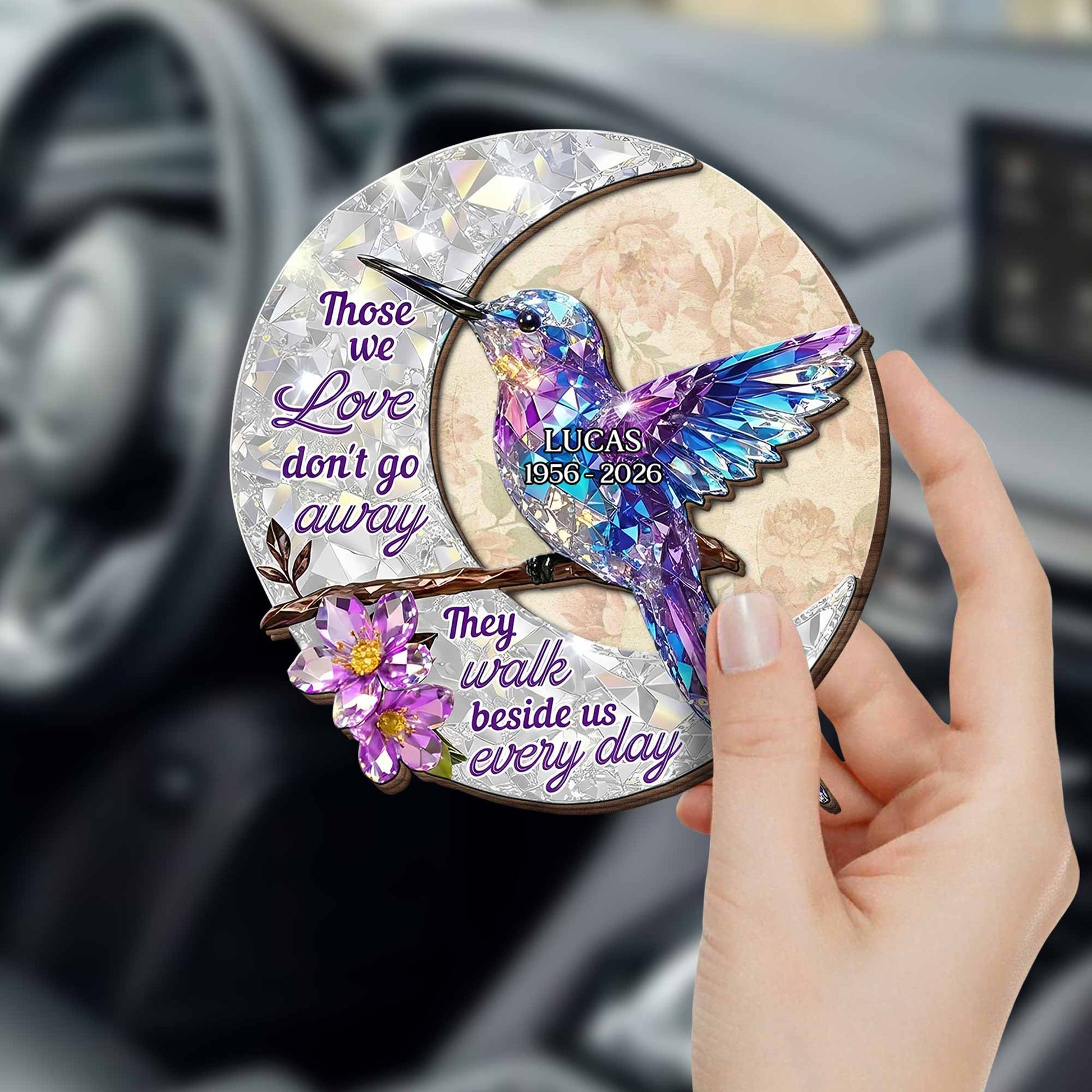 Those We Love Don't Go Away, Hummingbird And Flowers