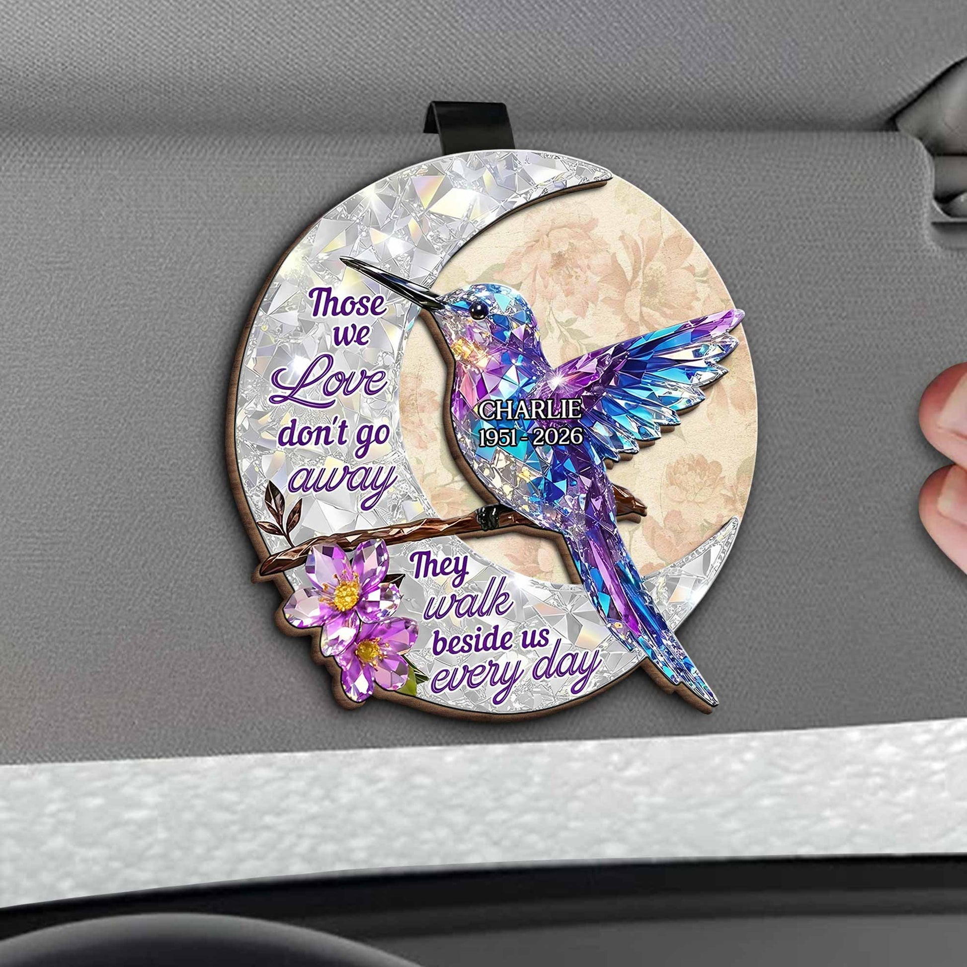 Those We Love Don't Go Away, Hummingbird And Flowers