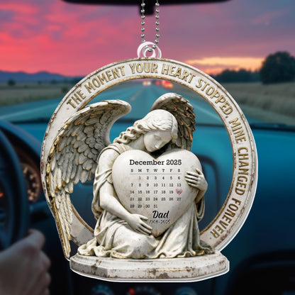 The Moment Your Heart Stopped, Angel And Calendar Design