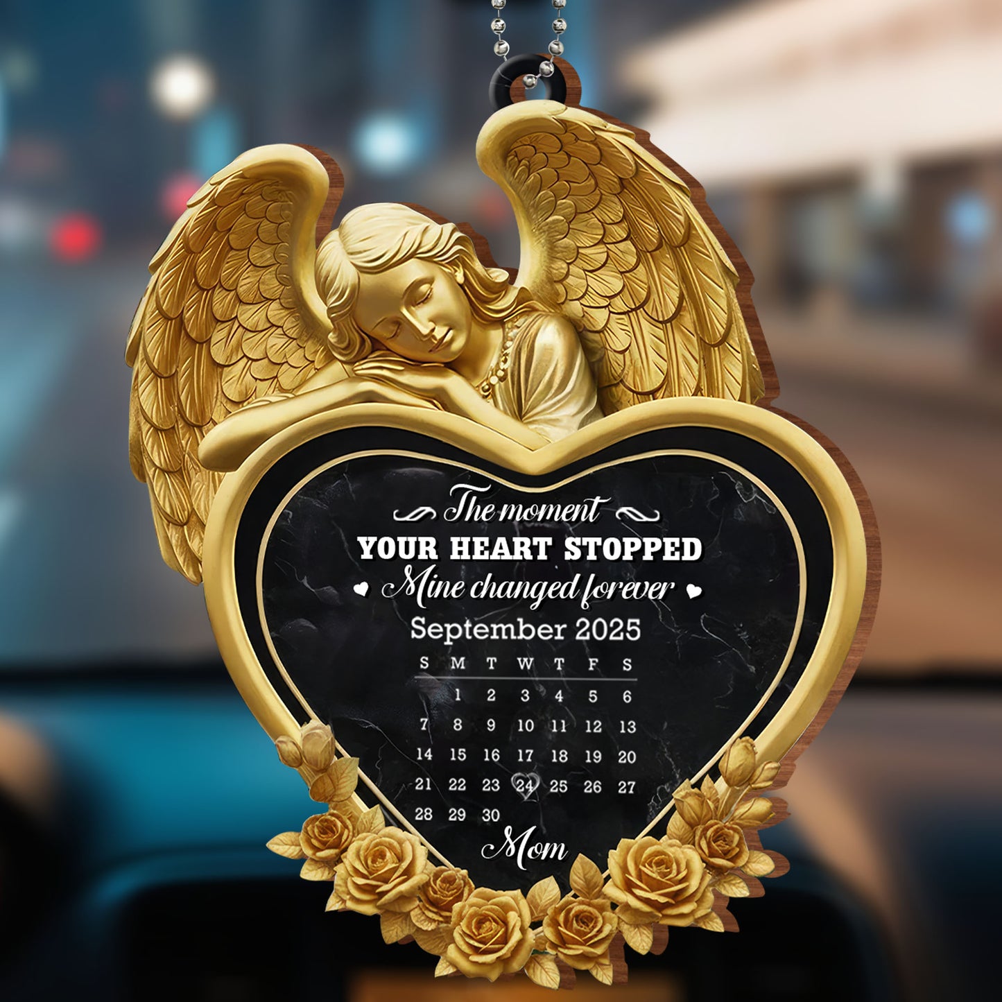 The Moment Your Heart Stopped, Angel And Roses Design