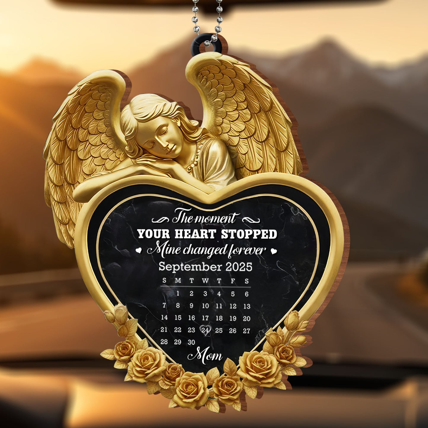 The Moment Your Heart Stopped, Angel And Roses Design