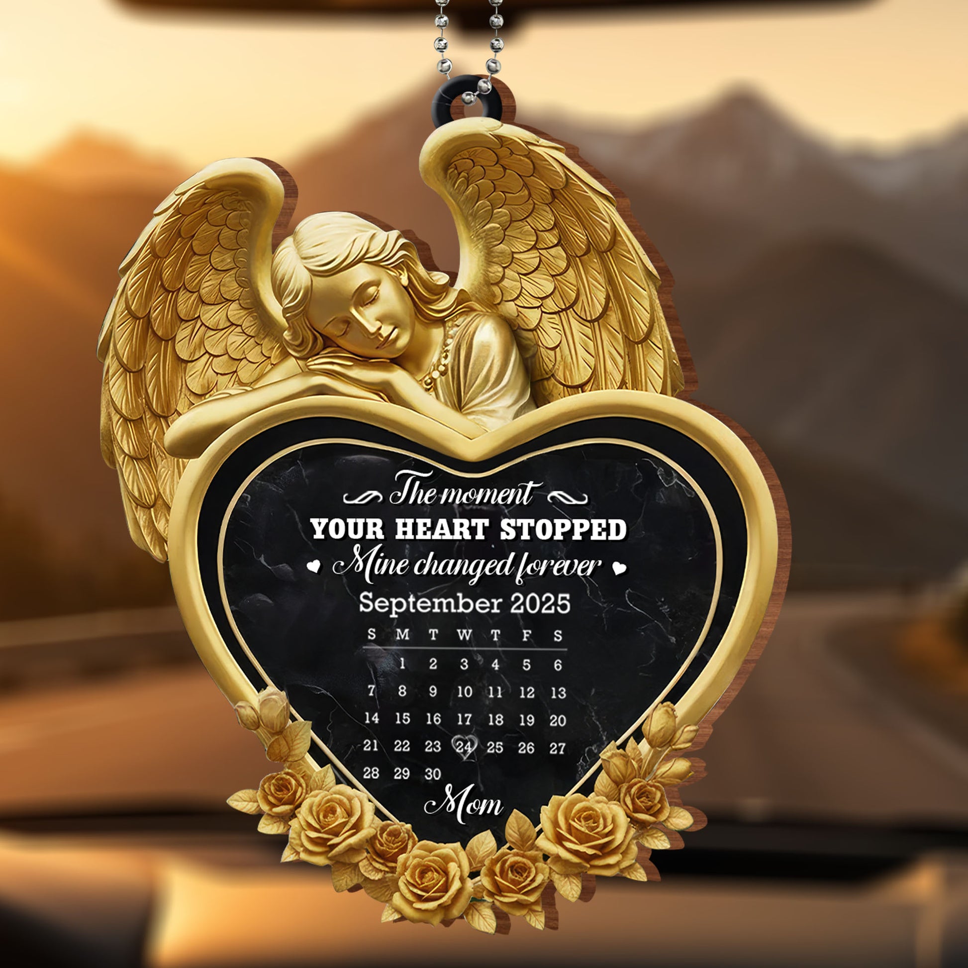 The Moment Your Heart Stopped, Angel And Roses Design