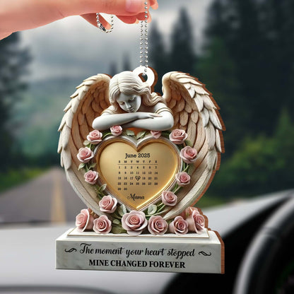 The Moment Your Heart Stopped, Angel & Roses Ornament