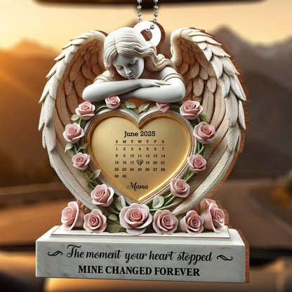 The Moment Your Heart Stopped, Angel & Roses Ornament