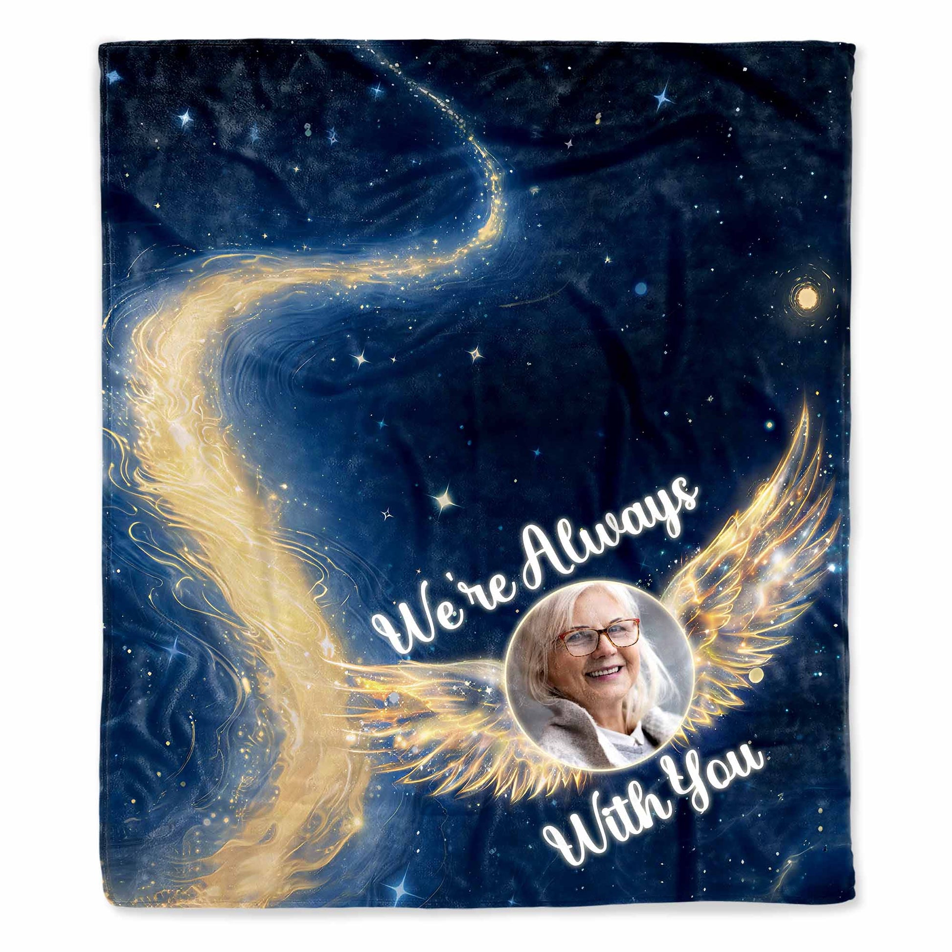 A Hug From Heaven With Stars And Wings