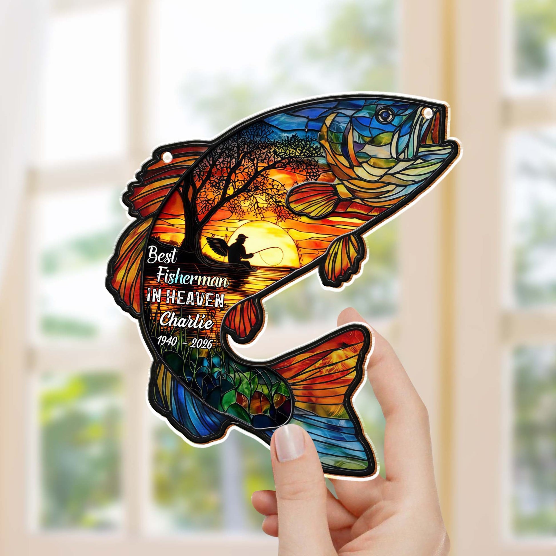 Best Fisherman In Heaven, Fisherman Fish Design