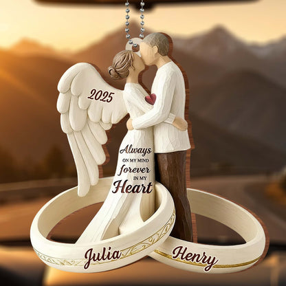 Always On My Mind Forever In My Heart, Couple With Angel Wings